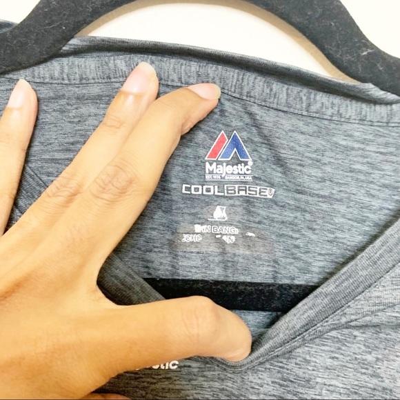 Majestic Grey Orioles MLB Graphic Tee Medium - Picture 3 of 5